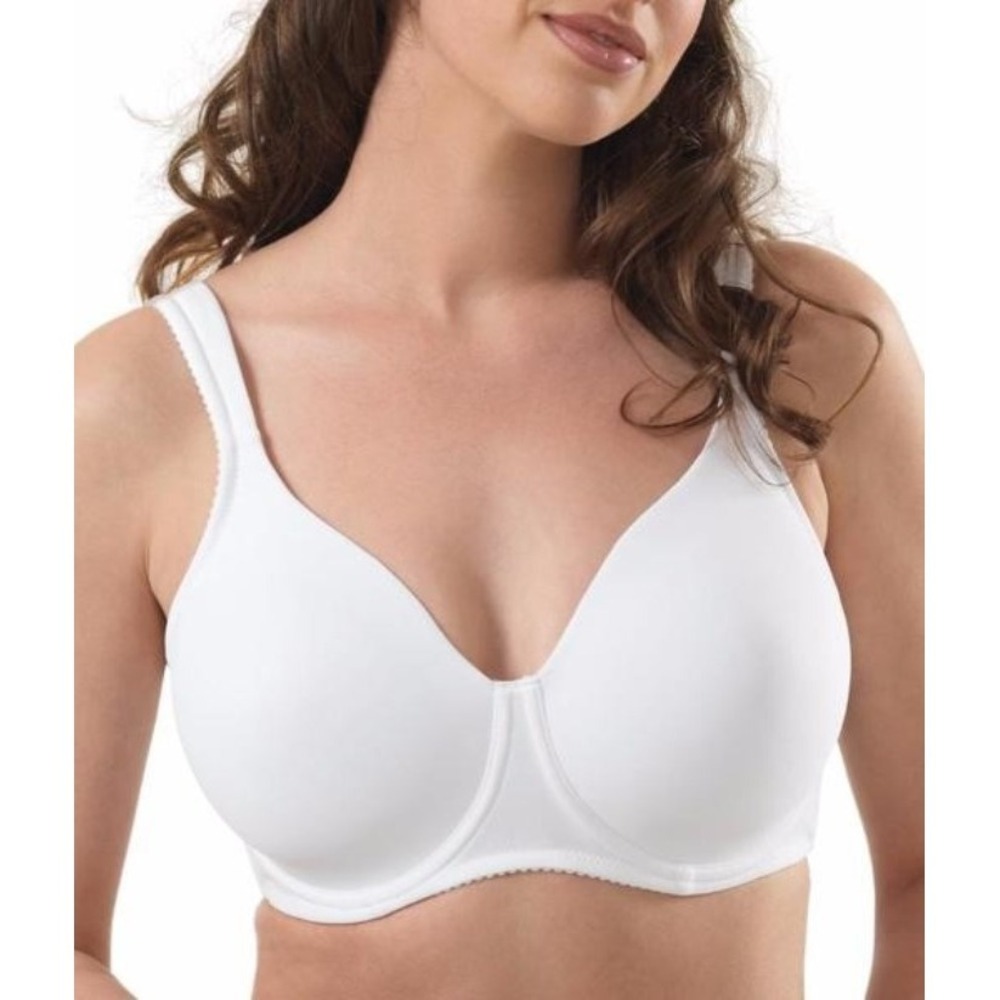 NWOT Leading Lady 42DD Molded Soft Cup Bra 5042 White 121718